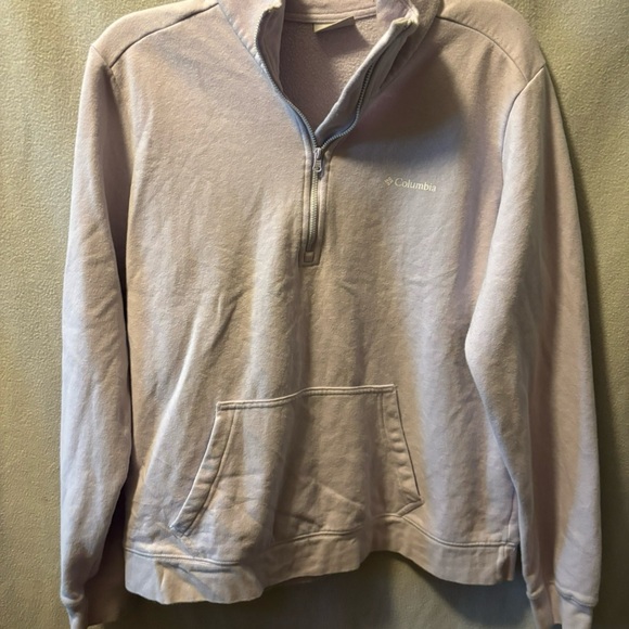 Columbia Women's Half-Zip Hoodie in Cream - Picture 1 of 3